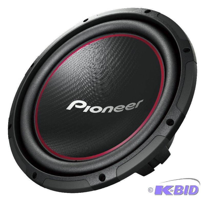 lot 76 image: Pioneer TS-W304R 12-Inch Component Subwoofer with 1300 Watts Max Power