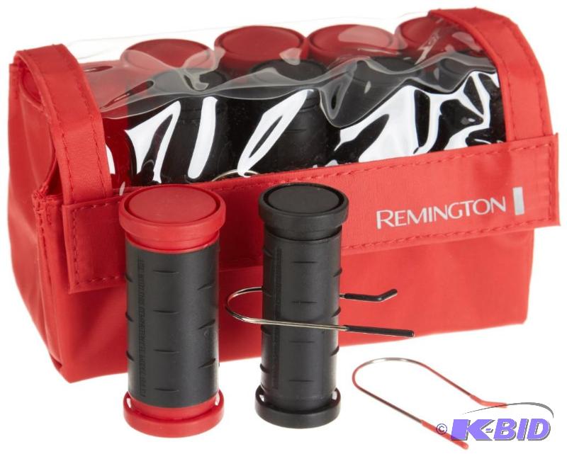 lot 93 image: Remington H-1015 Ceramic Compact, Large and Medium Roller, Red