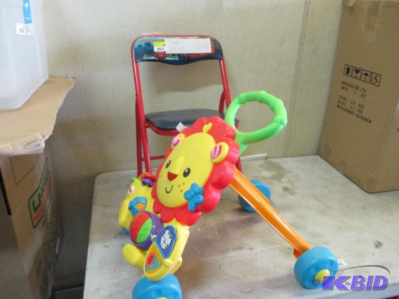 walker and kids chair...