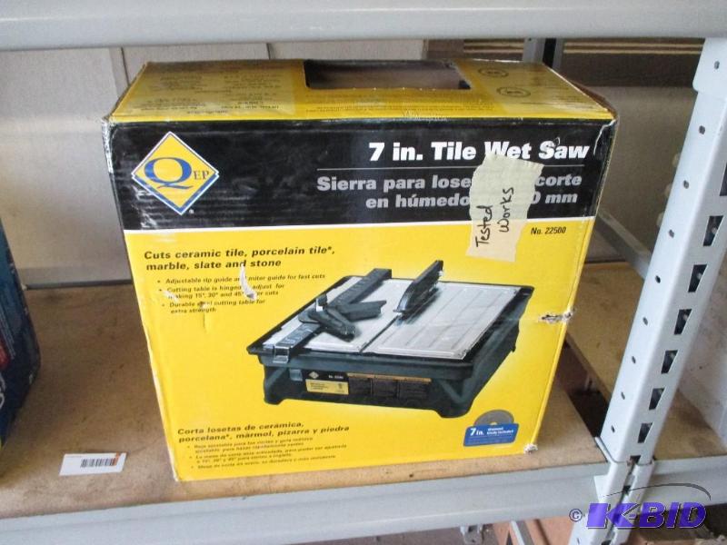 7 in tile saw...
