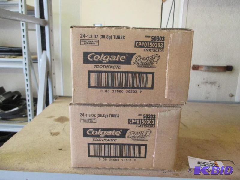 Colgate toothpaste, exp 0214...