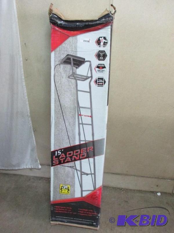 15 Ladder stand...