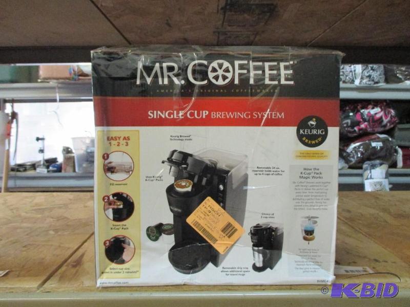 Mr Coffee K Cup coffee machine...