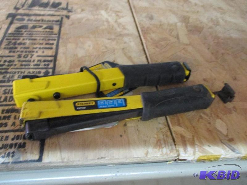 2 Hammer staplers...