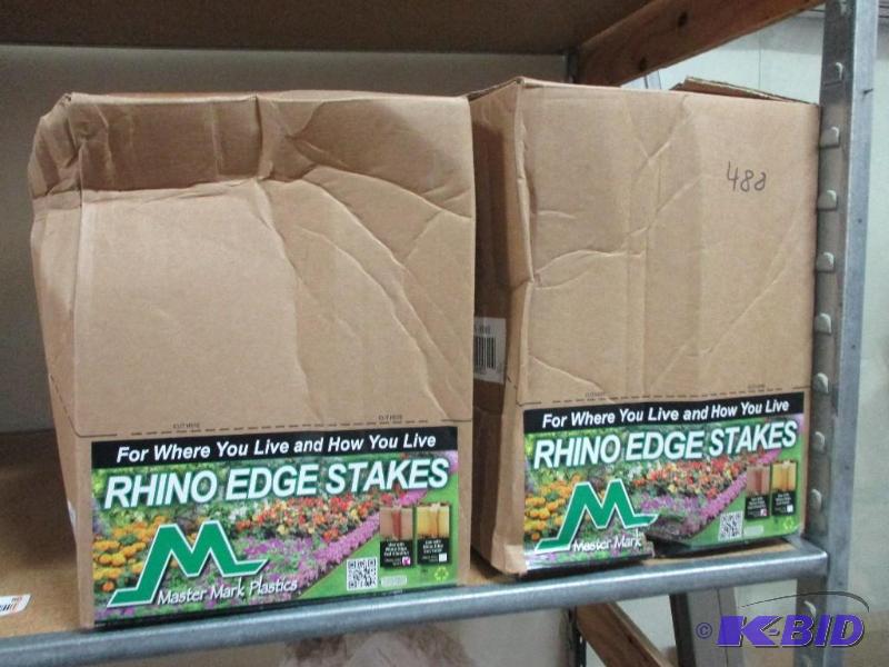 2 boxes of Rhino edge stakes...