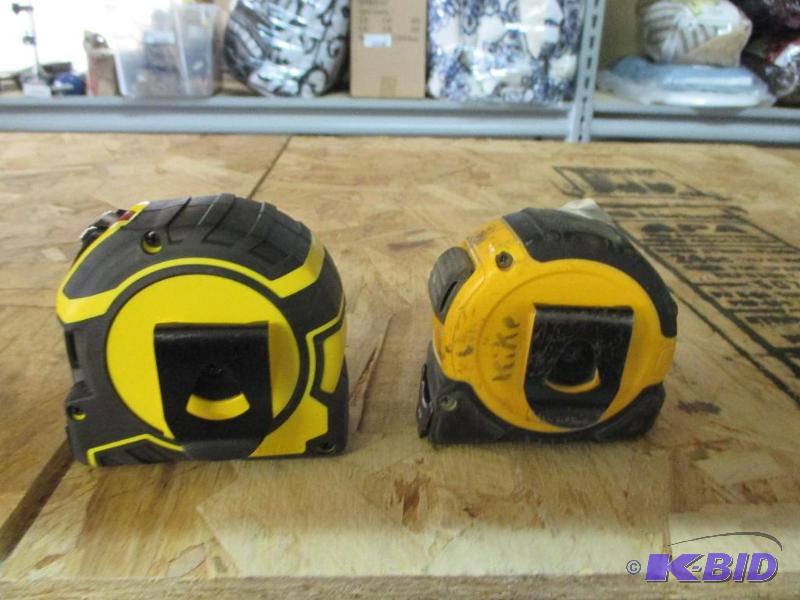 2 tape measures...