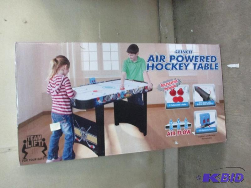 air hockey table...