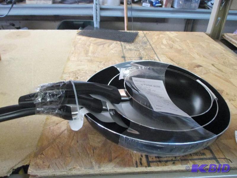 pans, dented...