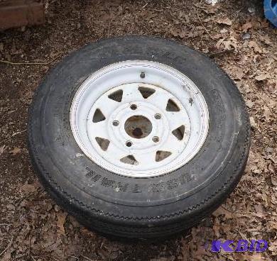 Lot of &nbsp- 2 Trailer Tires&nbspWith&nbsp...