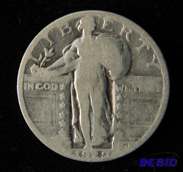 1929 STANDING LIBERTY SILVER QUARTER