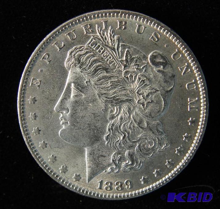 1889 MORGAN SILVER DOLLAR BU UNC