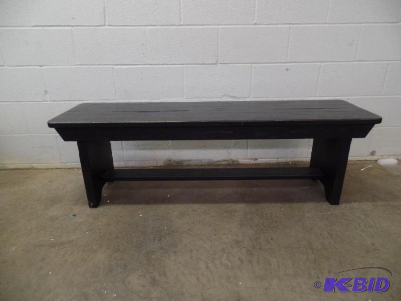 lot 11 image: Solid Wood Bench