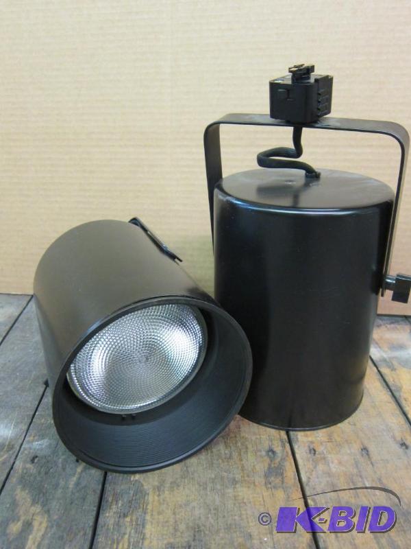 lot 39 image: 30 Large Black Can Lights