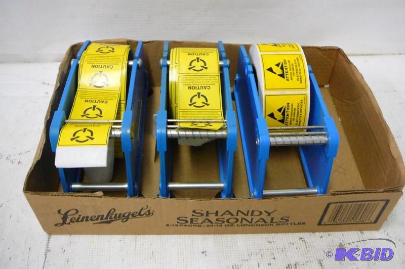 3- Uline Tape Dispensers and Lables...