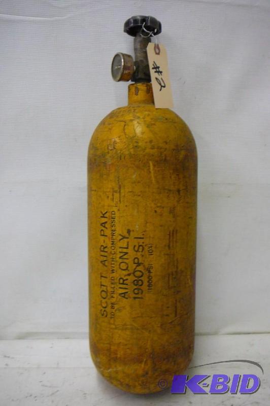 Scott Air Pack Compressed Air only 1980 PSI...
