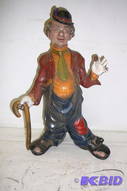 Ceramic Clown 16&quot tall...