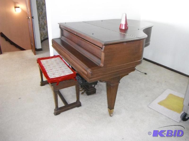 Vintage Mason and Hamlin Grand Piano,
