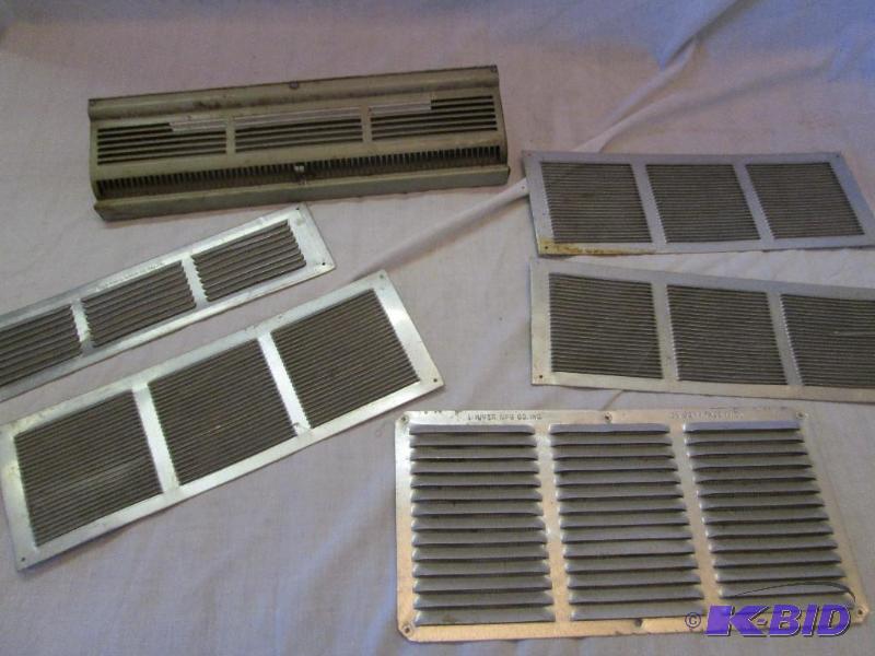 lot of heater and vent covers...