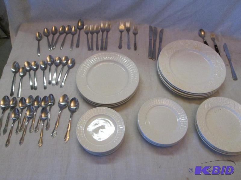 huge lot of assorted dishes, five different s...