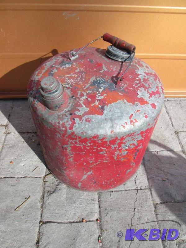 Vintage metal gas can...