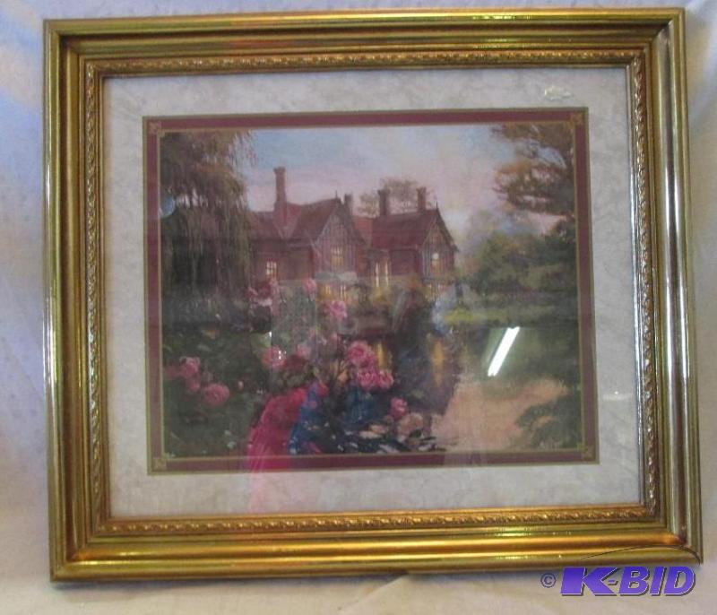 Framed art, 24 x 28&quot...