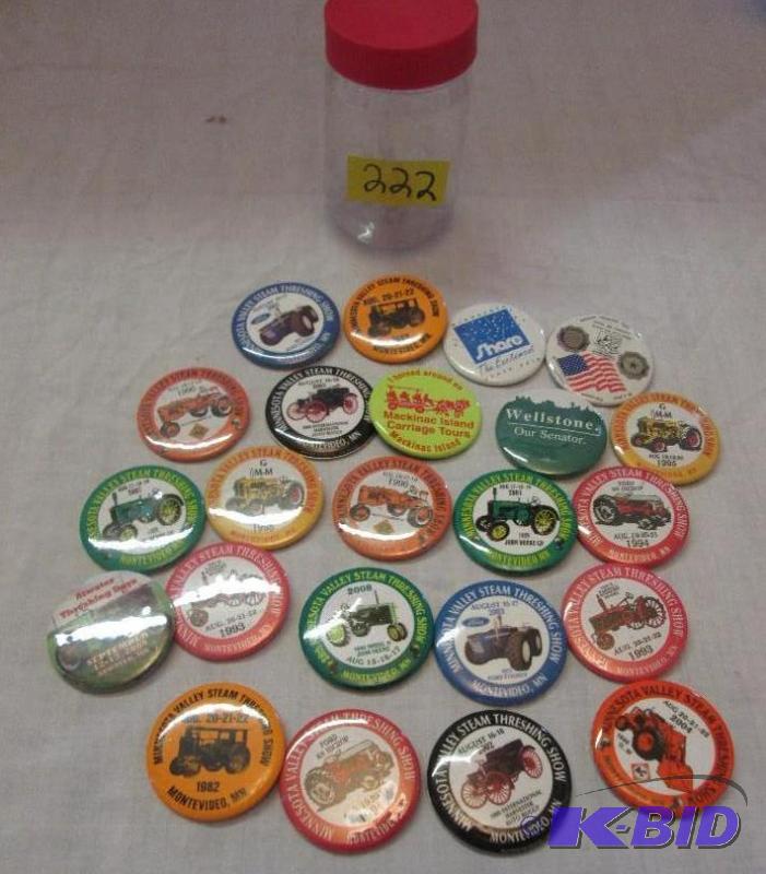 Lot of vintage political and other pins...