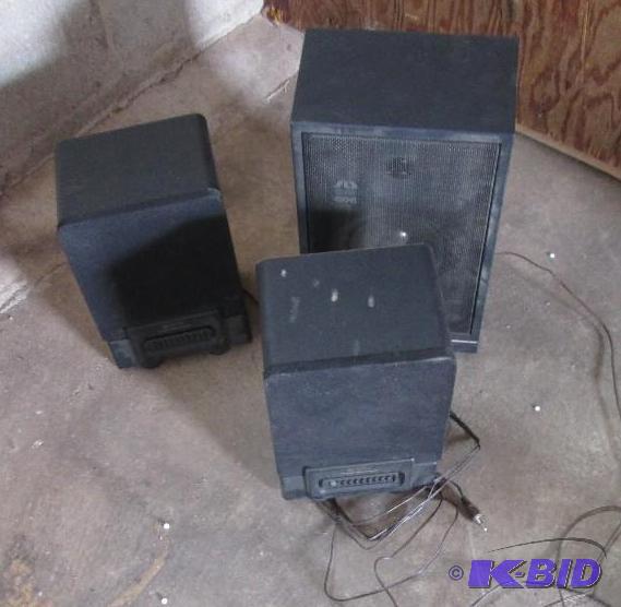 Lot of stereo speakers...