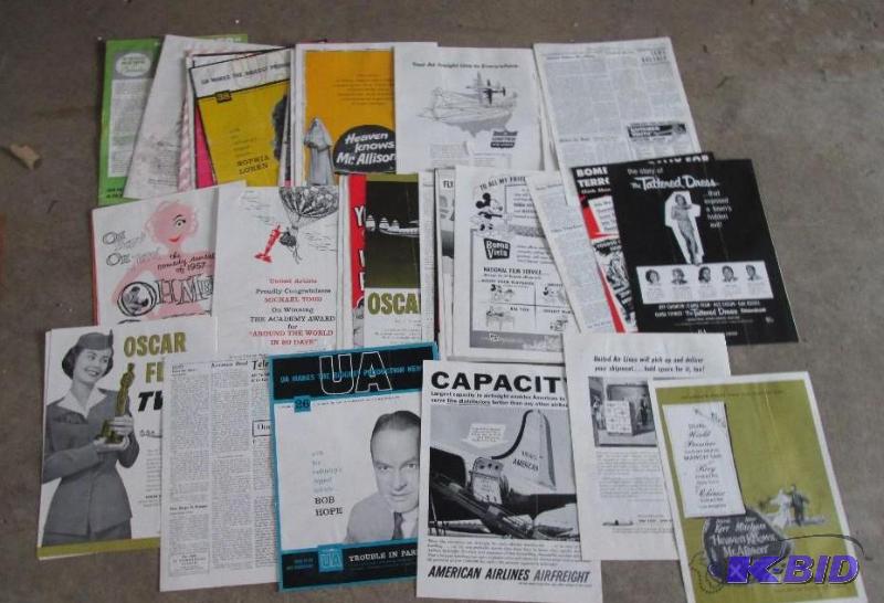Lot of vintage magazine pages...