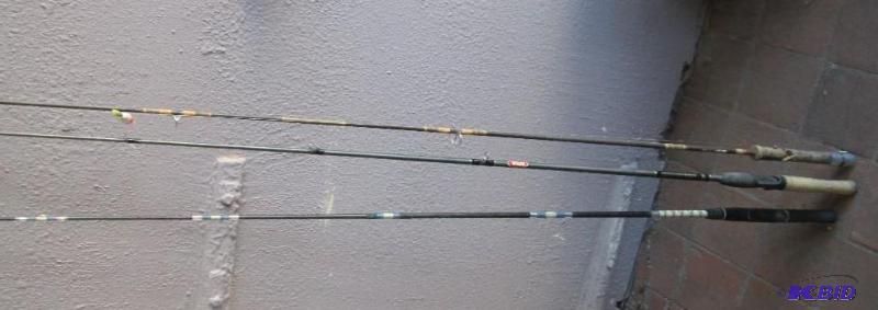 Lot of 3 fishing rods...