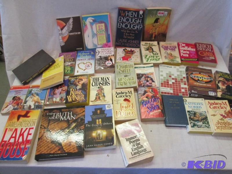 mixed lot of adult books...