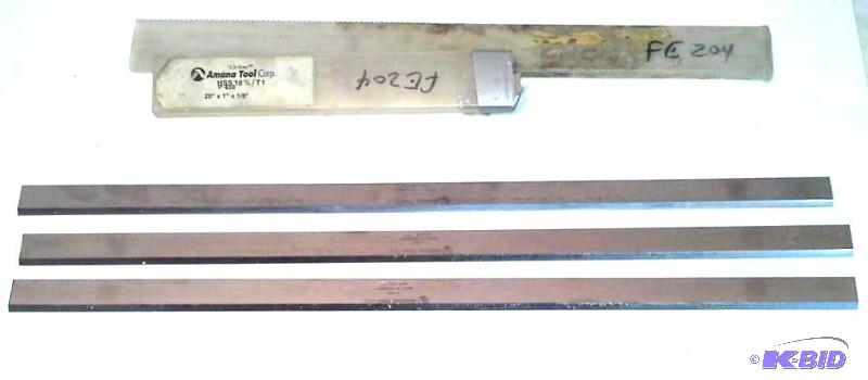 lot 102 image: 3- Amana Planer Blades