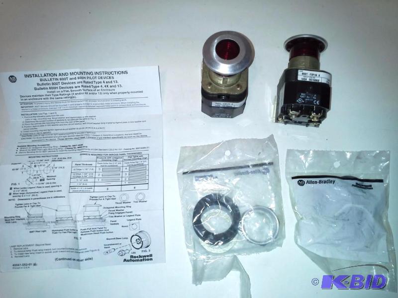 lot 104 image: (2)Allen Bradley - Emergency Shutoff Switch