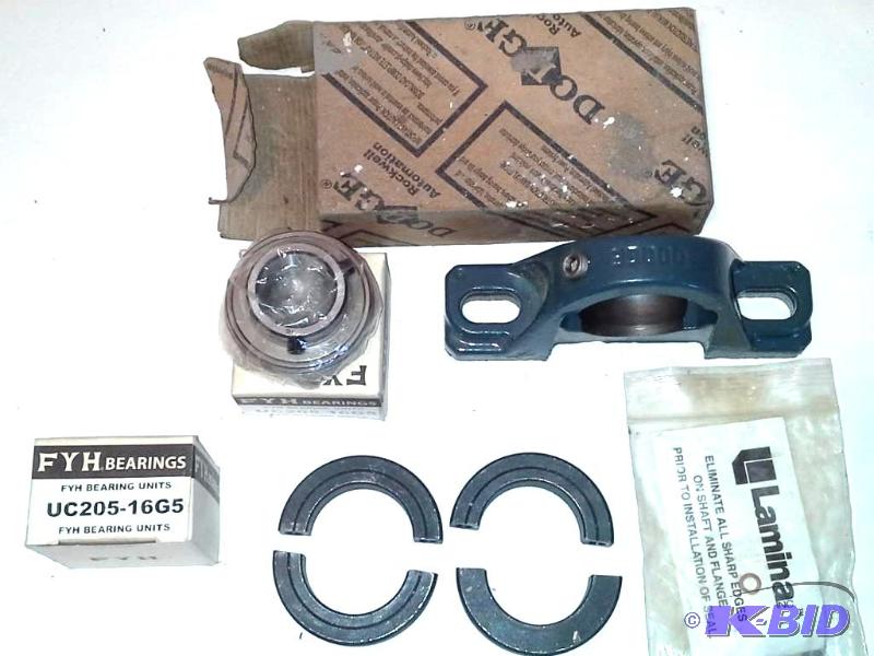 lot 108 image: Misc. Bearing & Bearing Parts. 1 Pillow Block