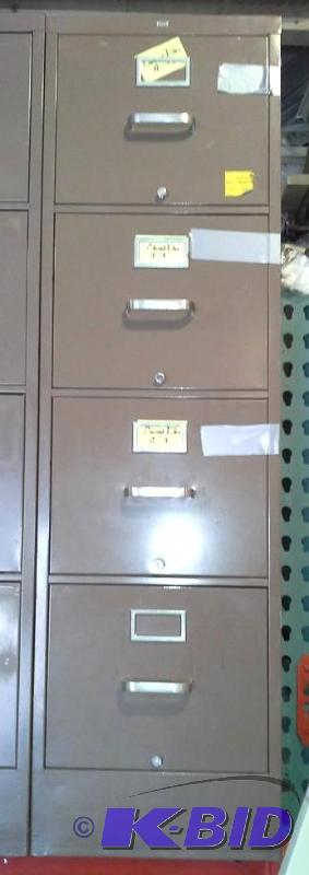 lot 146 image: Brown File Cabinet
