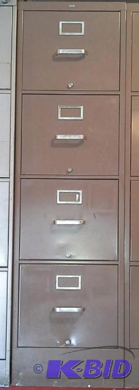 lot 147 image: Brown File Cabinet