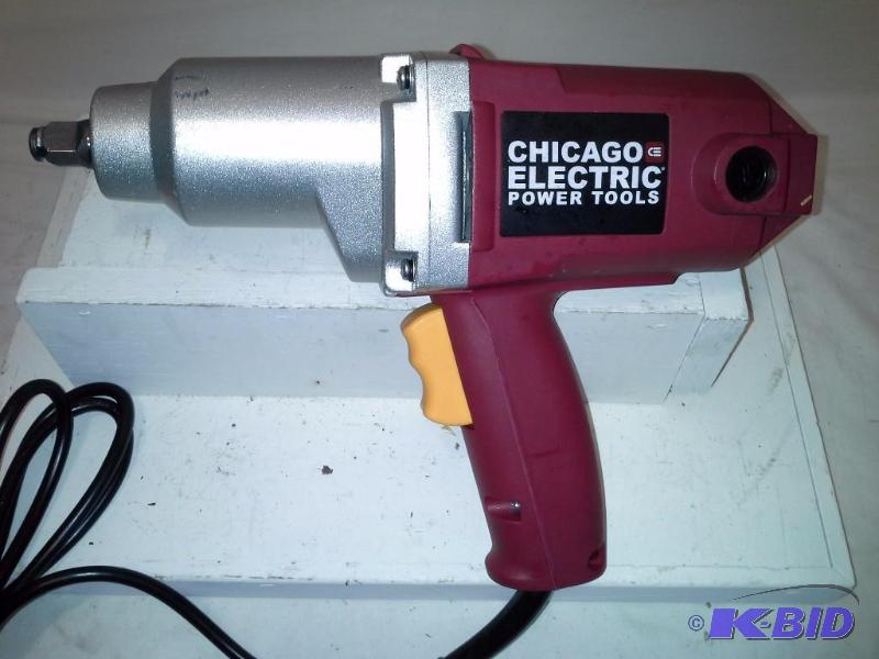 lot 48 image: 12 in. Heavy Duty Electric Impact Wrench