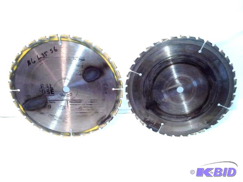 lot 86 image: (2) 32T 10 Dewalt Saw Blades