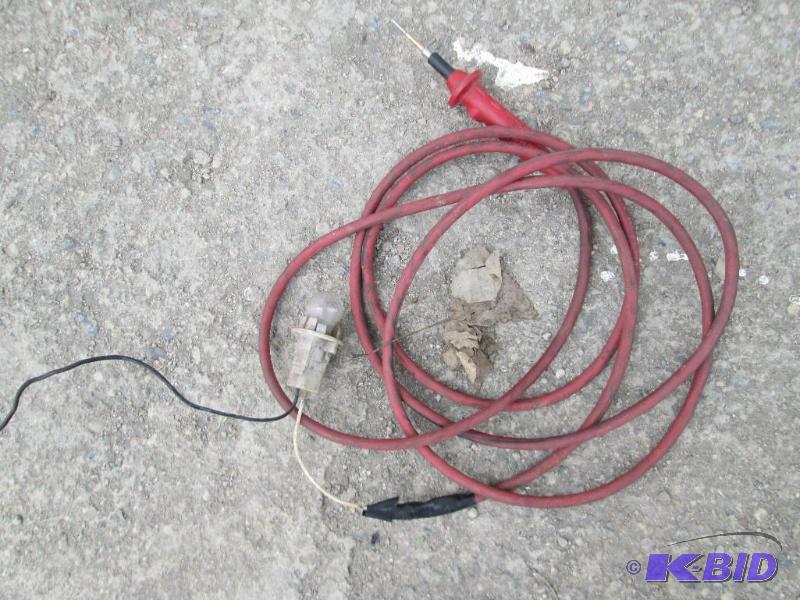 Electrical test probe with large light bulb...