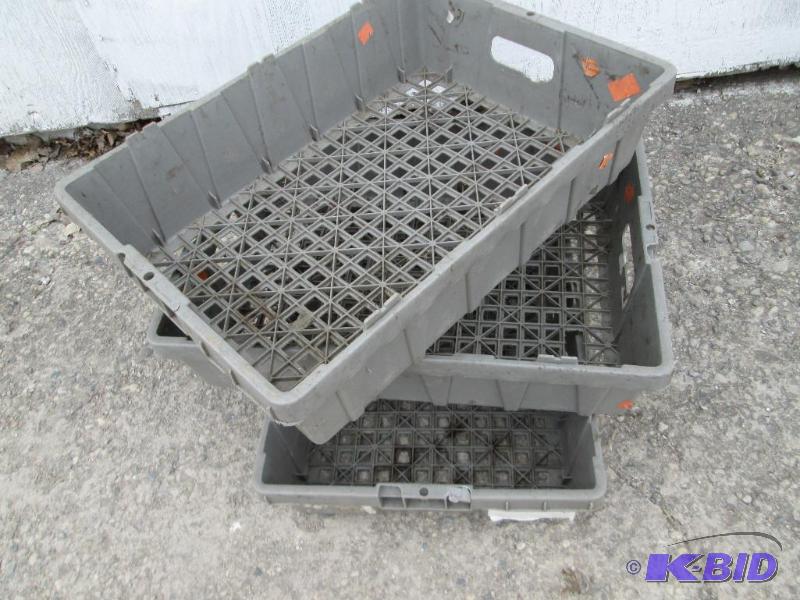 3 Plastic flats, great for parts, produce or...
