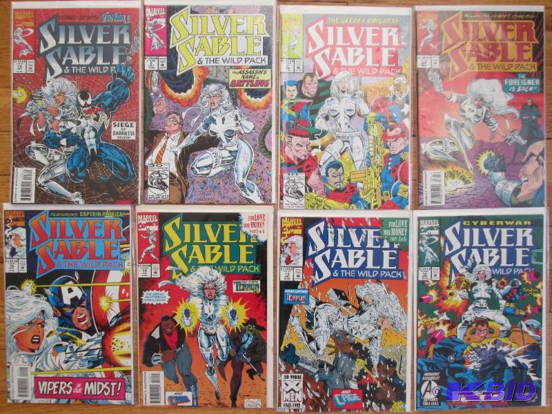 Lot of 8 Silver Stable and the Wild Pack comi...