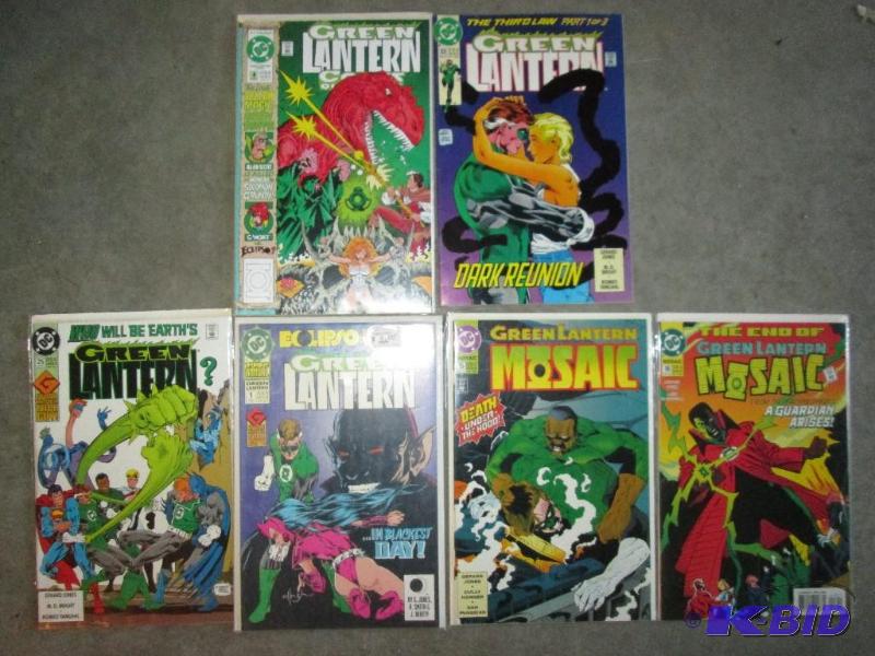 Lot of 6 Green Lantern comic books...