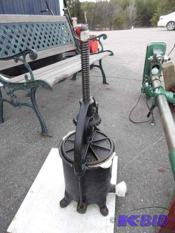 Chop-Rite Cast Iron Press and Stuffer
