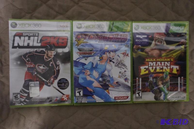 Lot of 3 XBOX 360 Games (Factory Sealed)  MSR...