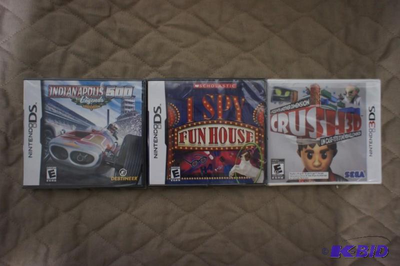 Lot of 3 Nintendo DS Games (Factory Sealed)  ...