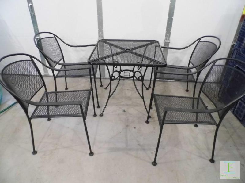 Wrought Iron Table & Chairs