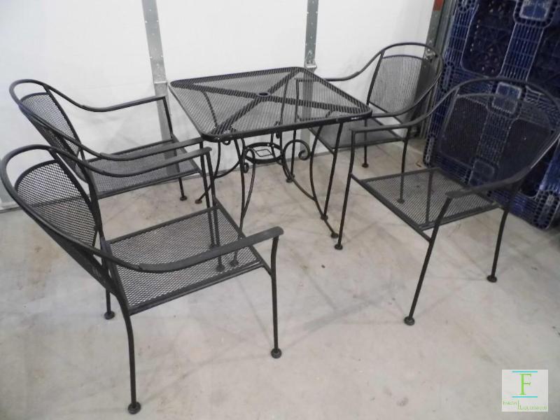 Wrought Iron Table & Chairs