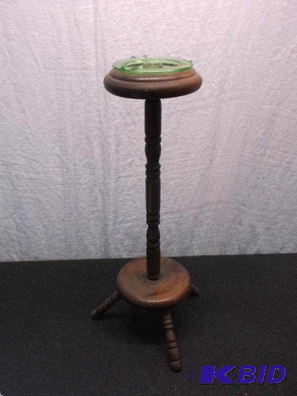 Vintage ashtray stand with ashtray looks like...