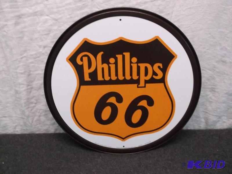 Collectable Phillips 66 metal sign measuring ...