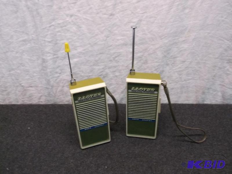 Vintage LLoyds walkie talkies model # 8A21 i...