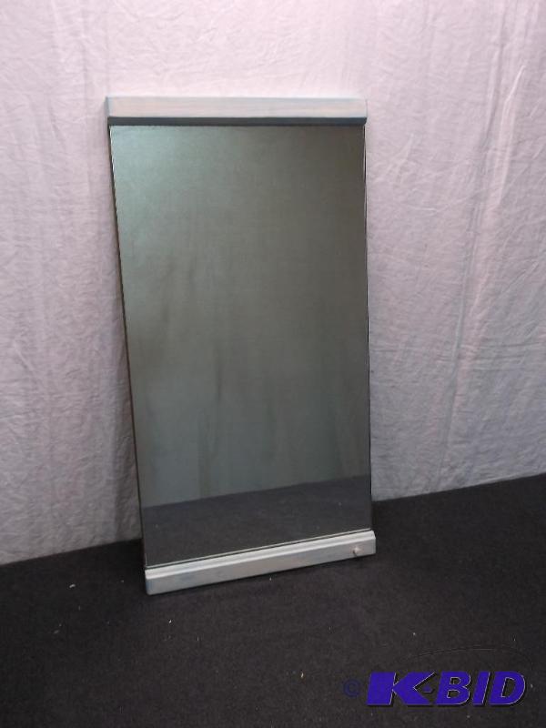 Cute repurposed framed painted mirror measuri...